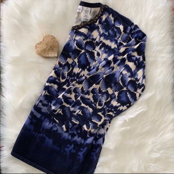 Alfred Dunner | Blue Ombré Mid-Weight Sweater - Picture 8 of 8